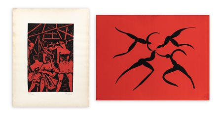 AUTORI VARI - Lotto unico di 2 litografie