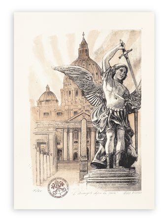 CARLO MIGANI(1951) - L'arcangelo depone la spada