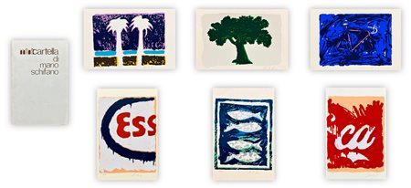 MARIO SCHIFANO (1934-1998) - Minicartella di Mario Schifano, 1981