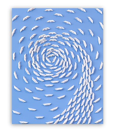 RICCARDO GUSMAROLI (1963) - Vortice Azzurro