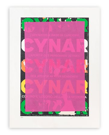 MIMMO ROTELLA (1918-2006) - Cynar, 2000