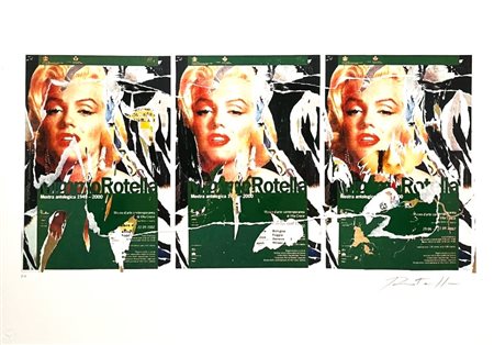 Mimmo Rotella “Omaggio a Marilyn”