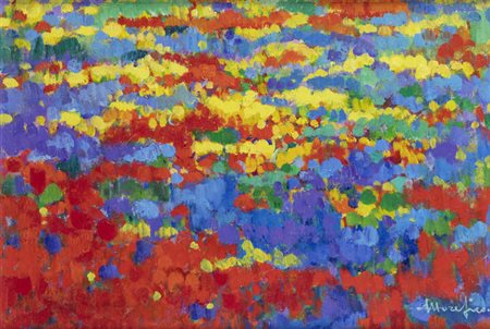 ETTORE FICO<BR>Piatto Biellese (VC) 1917 - 2004 Torino<BR>"Il mio Giardino" 2002