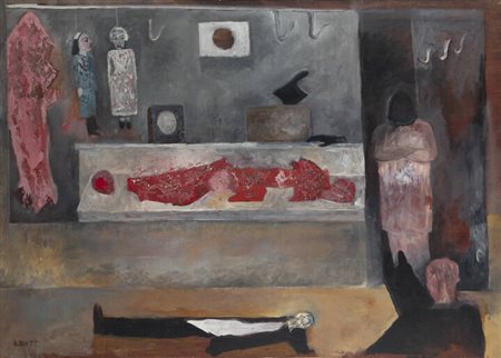 MARIO LATTES<BR>Torino 1923 - 2001<BR>"Senza titolo" 1977