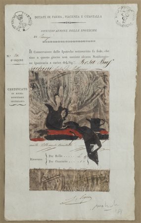 CARLO MATTIOLI<BR>Modena 1911 - 1994<BR>"Senza titolo" 1981