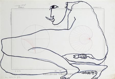 CAROL RAMA<BR>Torino 1918 - 2015<BR>"Senza titolo" 1993