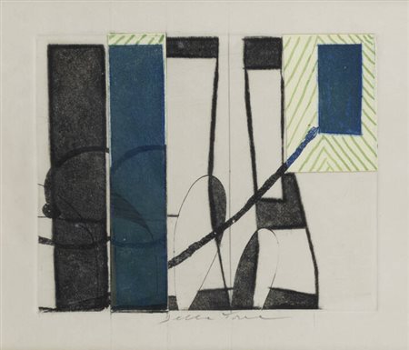 ENRICO DELLA TORRE<BR>Pizzighettone (CR) 1931<BR>"Finestra" 1993