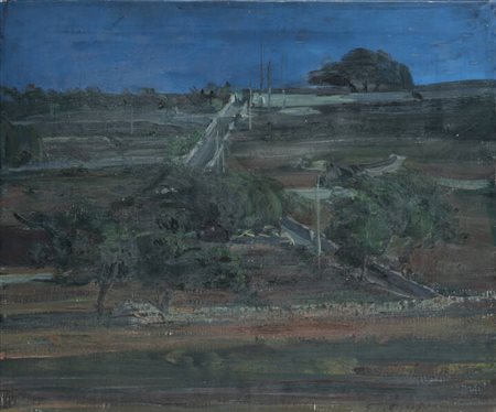 GIOVANNI LA COGNATA<BR>Comiso (Ragusa) 1954<BR>"Quasi notturno", Comiso, 1998