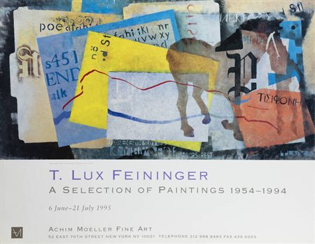 MANIFESTO<BR>"T. Lux Feininger. A selection of paintings 1954-1994"