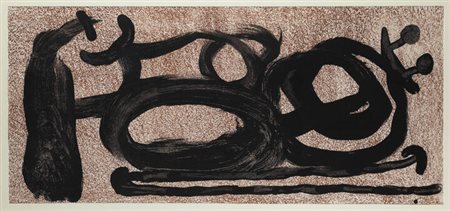 JOAN MIRO'<BR>Barcellona (Spagna) 1893 - 1983 Palma (Spagna)<BR>"Etincelles" 1967