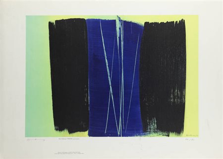 HANS HARTUNG<BR>Lipsia (Germania) 1904 - 1989 Antibes (Francia)<BR>"Senza titolo" 1966