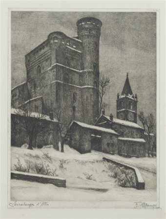 FRANCESCO MENNYEY<BR>Torino 1889 - 1950<BR>"Serralunga d'Alba"