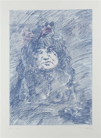 ENRICO COLOMBOTTO ROSSO<BR>Torino 1925 - 2013 Casale Monferrato (AL)<BR>"Ritratto"