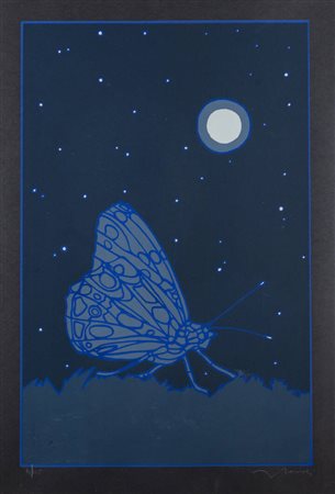 FRANCESCO CASORATI<BR>Torino 1934 - 2013<BR>"Falena"