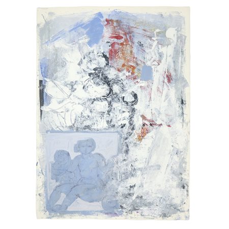 Liliana Zappala' - Composizione astratta con nudo di donna