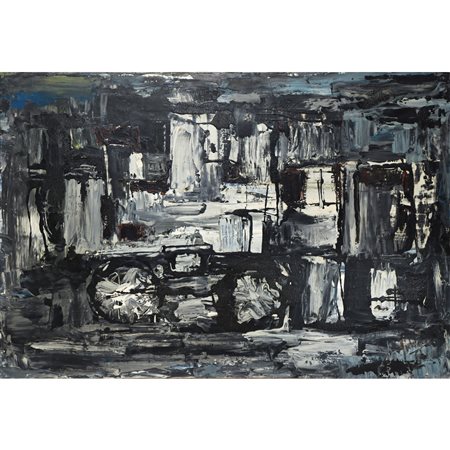 Domenico Girbino (Bronte 1935-Catania 2013)  - Composizione astratta