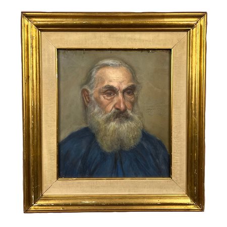 Ritratto di anziano con barba - F. De Nicola