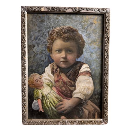 Ritratto di bambina con bambola