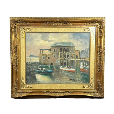 Scorcio di marina - A. Columbo