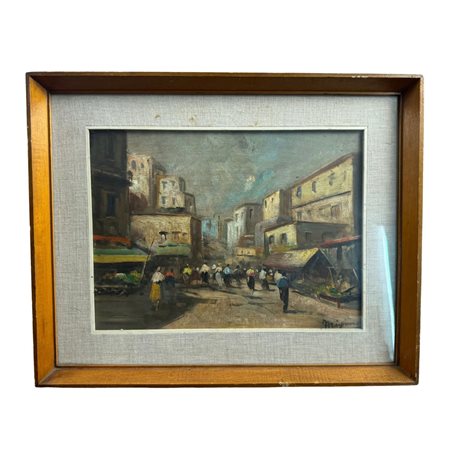 Scena di mercatino a Napoli - Migliardi