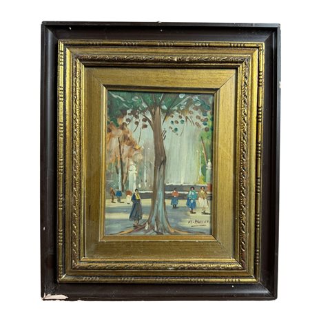 Strada con personaggi  - A. Massari