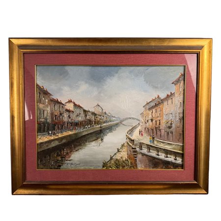 Navigli a Milano - E. Mantegani