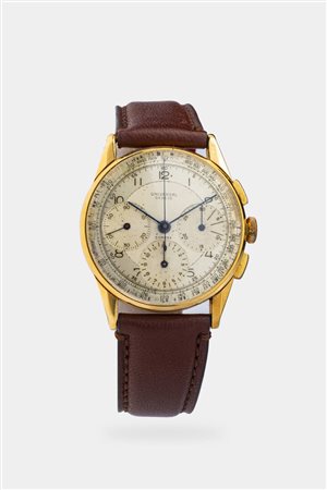 UNIVERSAL GENEVE<BR>Mod. “Chronograph compax”, ref. 12510, anni '50