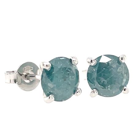 ORECCHINI IN ORO BIANCO 1.25 GR CON DIAMANTI - ER20202