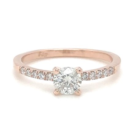 ANELLO IN ORO ROSSO - 2.280 GR CON DIAMANTI - RNG31202