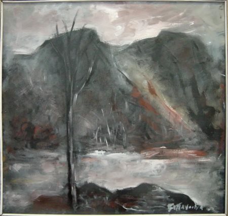 Aristide Gattavecchia, “Paesaggio Invernale II” 1991