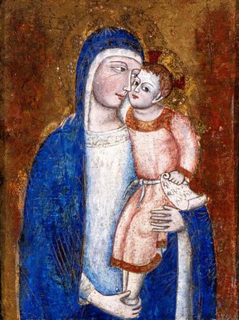 Ambrogio Lorenzetti (neimodi_di) () Madonna con Bambino Tempera su tavola cm....