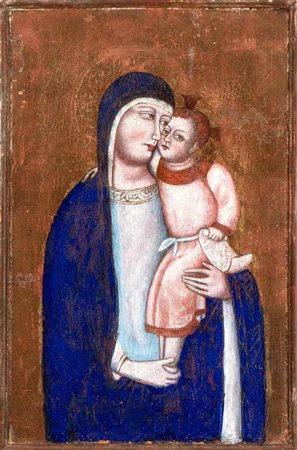 Ambrogio Lorenzetti (neimodi_di) () Madonna con il Bambino Tempera su tavola...