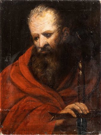 Artista napoletano, XVII secolo () San Paolo Olio su tela cm. 59x44,5