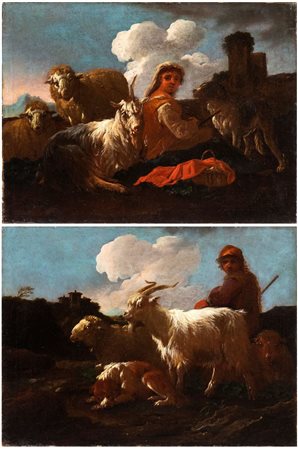 Philipp Peter Roos Rosa da Tivoli (attribuito a) (Frankfurt 1655 ca.-Tivoli...