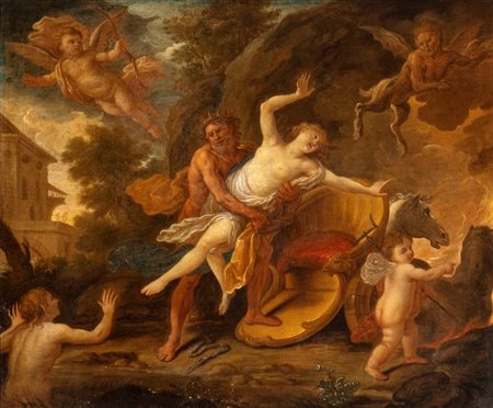 Artista napoletano, prima metà XVIII secolo () Ratto di Proserpina Olio su...