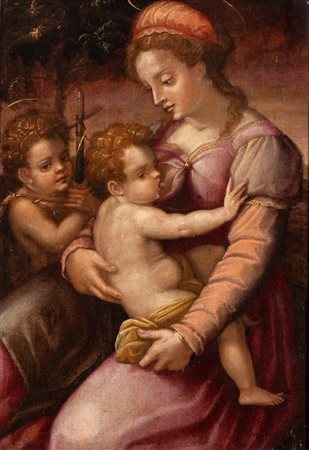 Artista fiorentino, seconda metà XVI secolo () Madonna con Bambino e San...