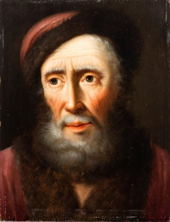 Balthasar Denner (attribuito a) (Amburgo 1685-Rostock 1749) Testa di...