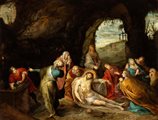 Frans Francken  il Giovane (attribuito a)
(Anversa 1581-Anversa 1642)
 Compianto sul Cristo morto