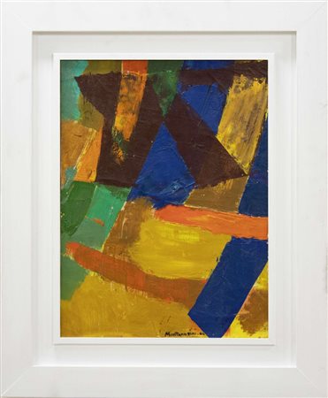 Luigi Montanarini, Composizione, 1964, olio su tela, cm 40x30, opera...