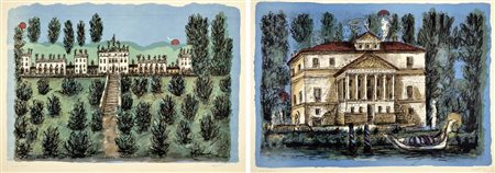 ZANCANARO TONO Padova 1906 - 1985 Ville venete 1970 cartella contenente 12...