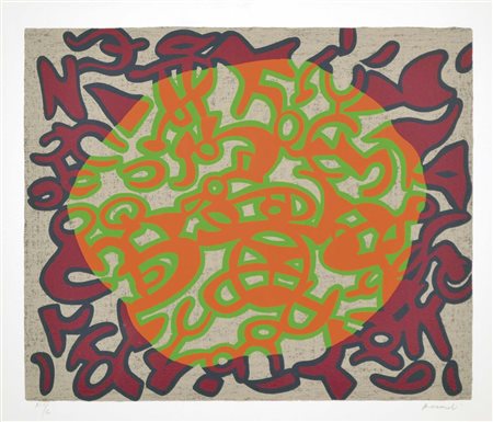 ACCARDI CARLA Trapani 1924 - Roma 2014 Composizione serigrafia es. XIV/C...