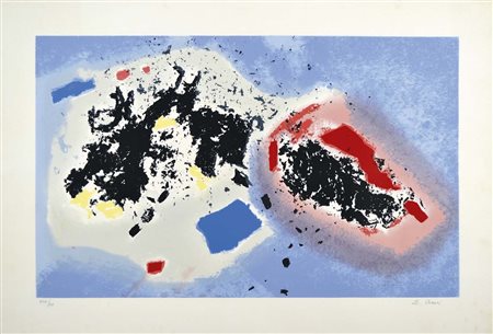 BACCI EDMONDO Venezia 1913 - 1978 Avvenimento litografia es. XVIII/XX 65x95...