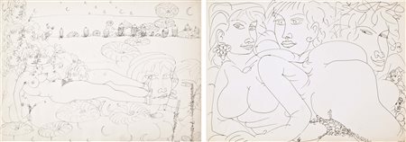 ZANCANARO TONO Padova 1906 - 1985 Soggetti vari 1966 - 1962 lotto di 2...