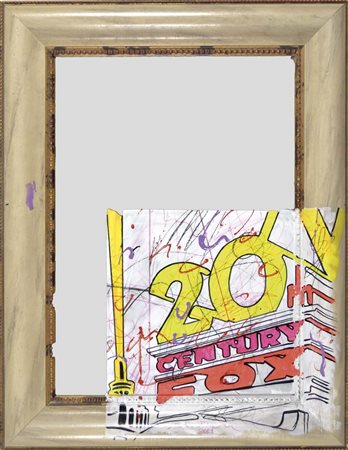 MANERA ENRICO Asmara (Etiopia) 1947 20th Century Fox smalti su specchio 90x70...