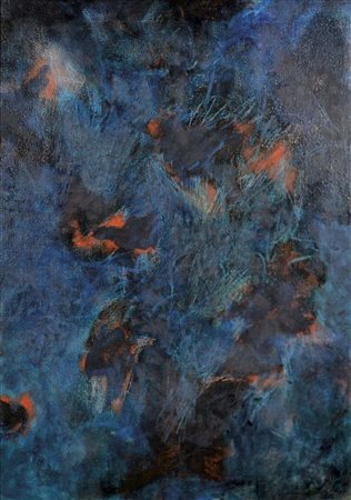 IACCHETTI PAOLO Milano 1953 senza titolo (Occipite) 1987 olio su tela 70x50...