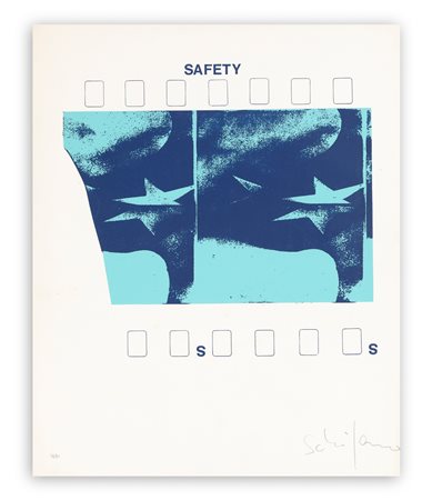 MARIO SCHIFANO (1934-1998) - Senza Titolo (Safety)