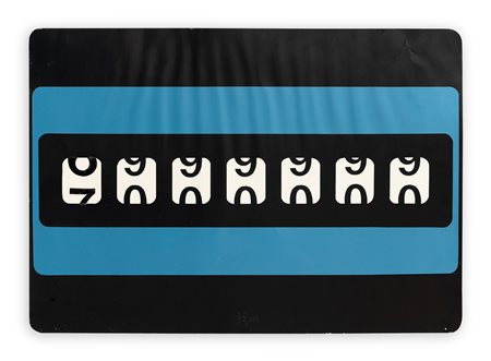 ALIGHIERO BOETTI (1940-1994) - Contatore (Insicuro non curante), 1967