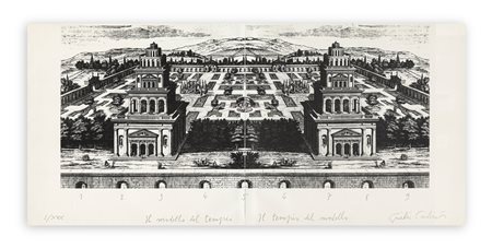 GIULIO PAOLINI (1940) - Il modello del tempio / il tempio del modello, 1986