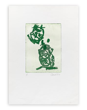 GEORG BASELITZ (1938) - Senza Titolo, 1991