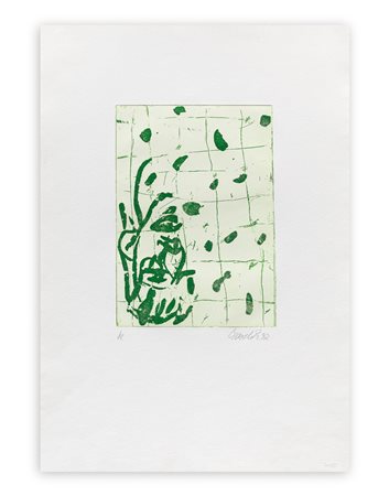 GEORG BASELITZ (1938) - Senza Titolo, 1991